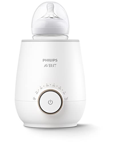 Philips AVENT Fast Baby Bottle Warmer with Smart Temperature Control and Automatic Shut-Off, SCF358/00