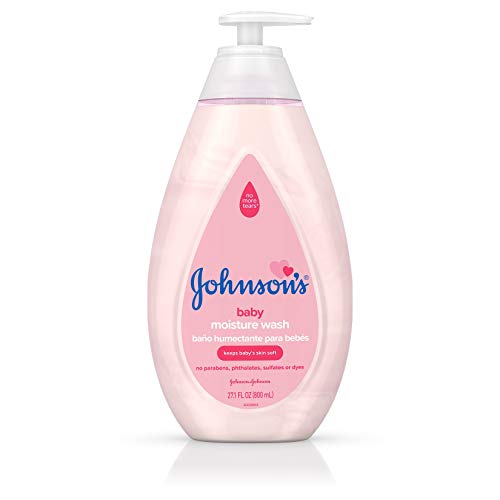 Johnson's Baby Gentle Baby Body Moisture Wash, Tear-Free, Sulfate-Free, 27.1 fl. oz
