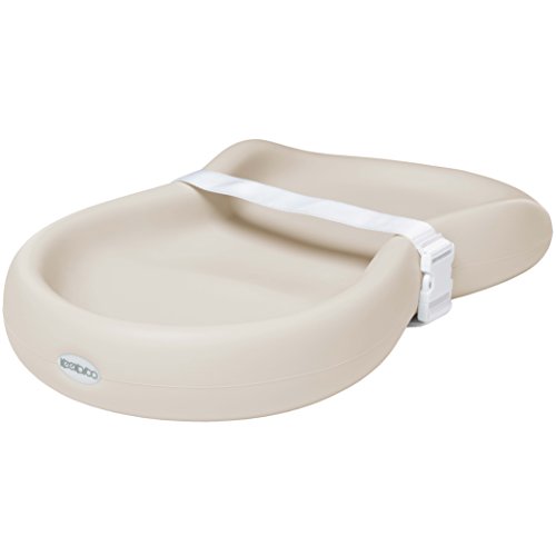 Keekaroo Peanut Changer Vanilla – the Original Made in USA easy-to-clean changing pad and the only shell over foam, fully impermeable to fluid