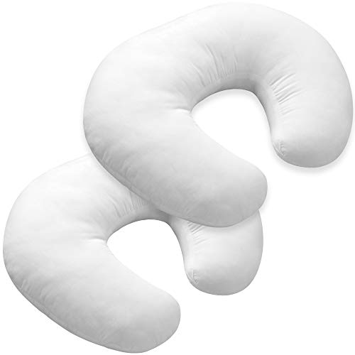 2 Pack Nursing Pillow and Positioner Newborn Breastfeeding Pillow, Infant Support Cushion and Portable for Travel - Made with Breathable Cotton Blend- Machine Washable