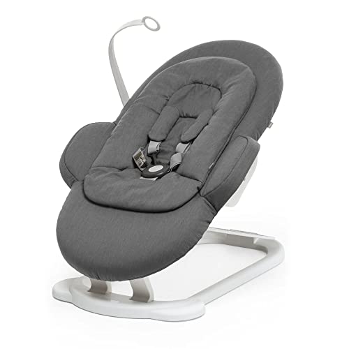 Stokke Steps Bouncer, Deep Grey - Allows Independent Bouncing & Provides Soft Cradling Motion - Use Alone or with Stokke Steps Chair - Certified by JPMA