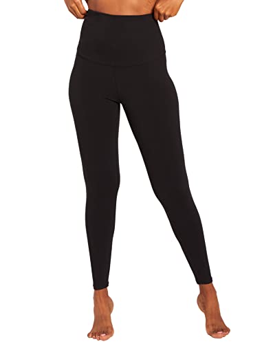 Motherhood Maternity womens Mama Prima Compression Post Pregnancy Full Length Leggings, Solid Black, Medium US