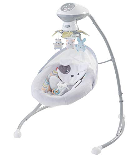 Image of Fisher-Price Sweet Snugapuppy Dreams Cradle 'n Swing