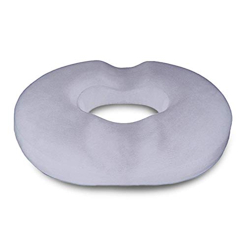 Donut Pillow Hemorrhoid Seat Cushion - Orthopedic Memory Foam – Contoured Luxury Comfort, Pain Relief and Supports Prostate, Pregnancy, Post Natal Sciatica Coccyx, Surgery & Tailbone Pressure Dr Flink