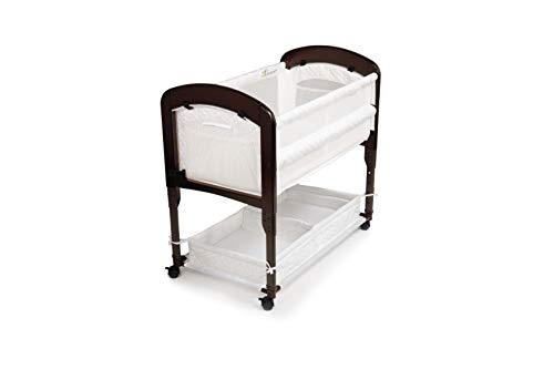 Arm's Reach Concepts Cambria Co-Sleeper, White & Espresso