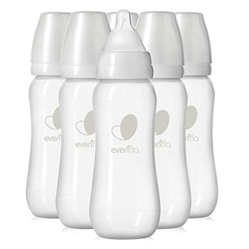 Evenflo Feeding Premium Proflo Venting Balance Plus Standard Neck Baby, Newborn and Infant Bottles - Developed by Pediatric Feeding Specialists - 9 Ounce (Pack of 6)