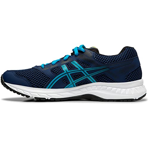 ASICS Kid's Gel-Contend 5 Grade School Running Shoes, 7, Blue Expanse/Island Blue