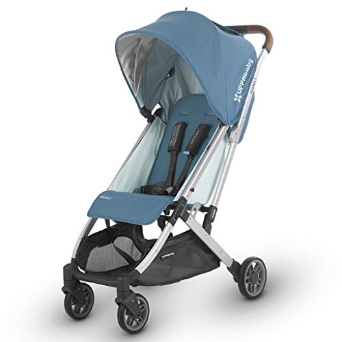 2018 UPPAbaby MINU Stroller - Ryan (Teal Melange/Silver/Saddle Leather)