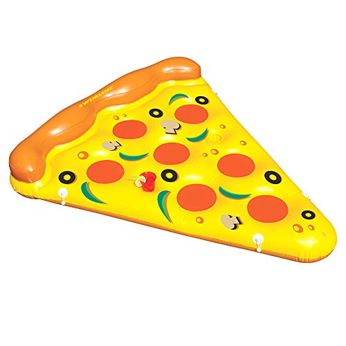 Swimline Inflatable Pizza Slice Pool Float, Multicolor