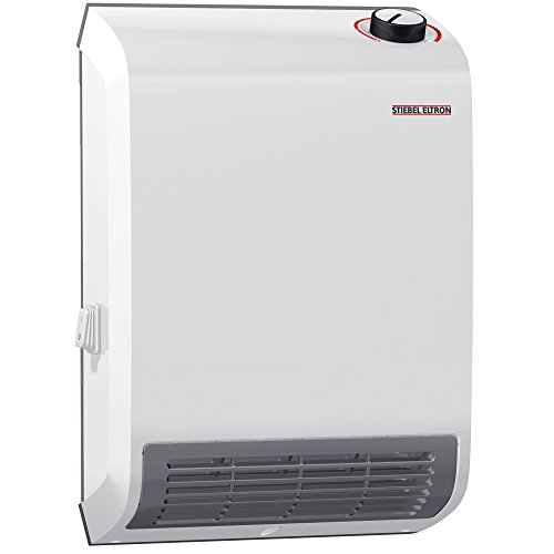 Stiebel Eltron 236304 CK Trend Wall-Mounted Electric Fan Heater, 1500W, 120V White