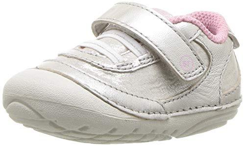 Stride Rite Girls Soft Motion Jazzy Sneaker, Champagne, 5 Wide Toddler