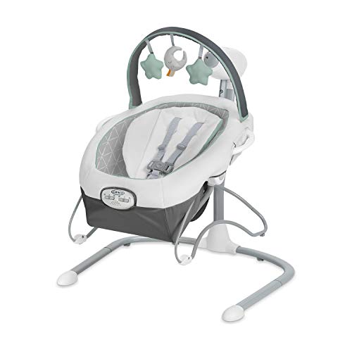 Graco Soothe 'n Sway LX Baby Swing with Portable Bouncer, Derby