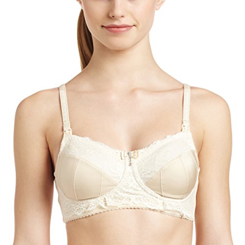 Hot Milk Women's Luminous Maternity and Nursing Bra, Champagne, 10/32E