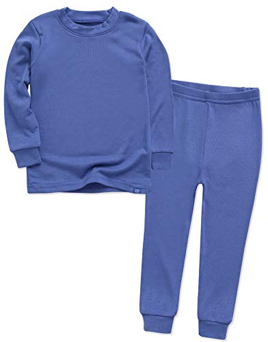 VAENAIT BABY Kids Long Sleeve Modal Sleepwear Pajamas 2pcs Set Modal Darkblue JM