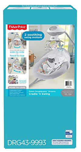 Fisher-Price Sweet Snugapuppy Dreams Cradle 'n Swing