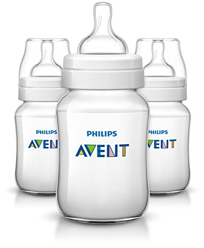 Image of Philips Avent Anti-colic Baby Bottles Clear, 9 Ounce (3 Count)