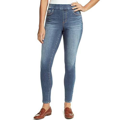 NINE WEST Heidi Pull-On Skinny Jeans Blue