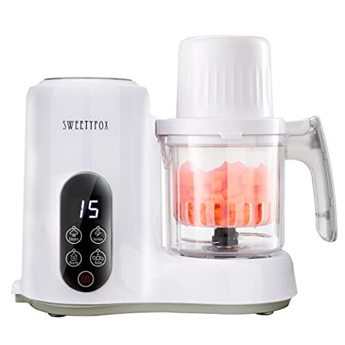 Baby Food Maker - All in one Baby Food Processor - Multi-Function - Vegetable Steamer, Blender, Bottle Sanitizer