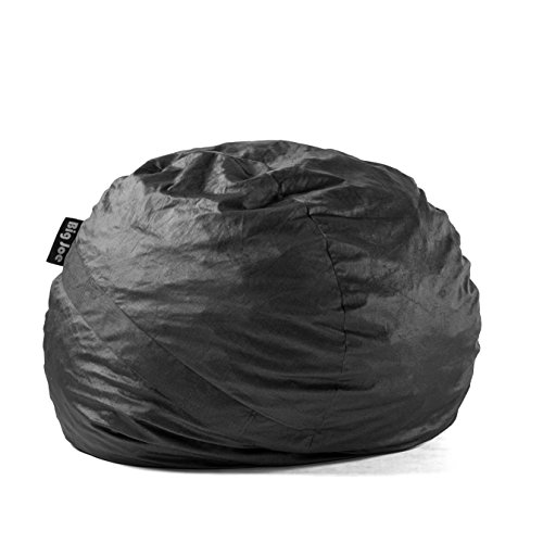 Big Joe Fuf Foam Filled Bean Bag Chair, Large, Black