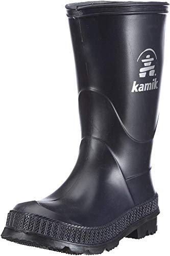 Kamik Stomp Rain Boot,Navy/Black,4 M US Big Kid