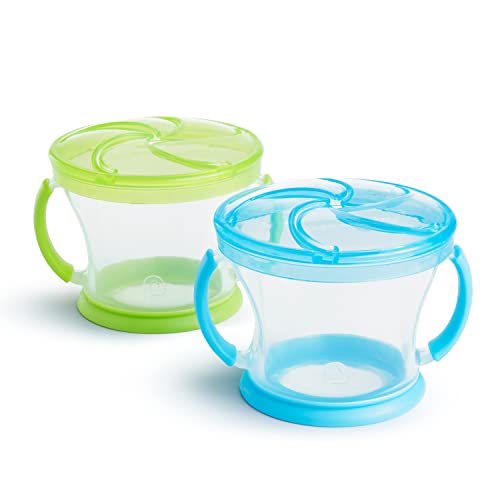 Munchkin® Snack Catcher®, 2 Pack, Blue/Green