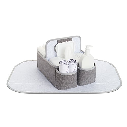 Munchkin® Portable Diaper Caddy Organizer, Grey