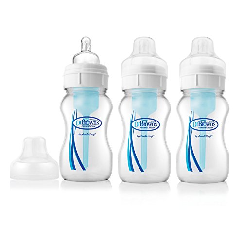 Image of Dr. Brown's Original Wide-Neck Bottle, 8 Ounce, 3-Pack