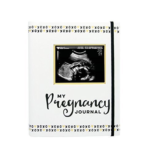 Pearhead My Pregnancy Journal, Newborn Milestone Keepsake Memory Book, Photo Album, Gender Neutral Baby Gift, 74 Fill In Pages