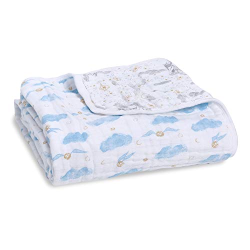 aden + anais 100% Cotton Muslin Baby Blanket Crib Bedding for Newborn Baby and Toddler, Nursery Blanket for Boys and Girls, Baby Registry and Shower Gift - Harry Potter