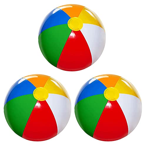 4E's Novelty Beach Balls 3 Pack 20