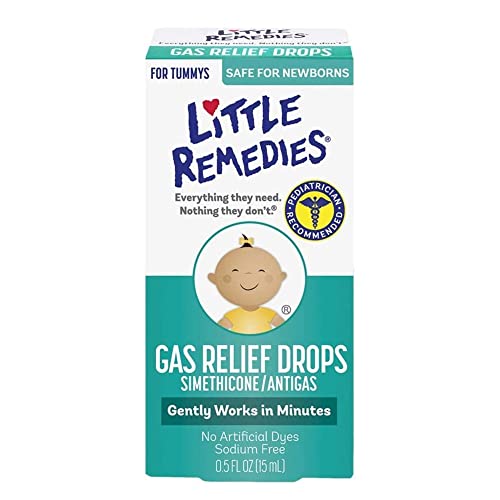 Little Remedies Gas Relief Drops for Tummy's, Natural Berry, 0.5 oz