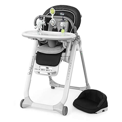 Chicco Polly Progress Relax 5-in-1 Highchair - Springhill | Black