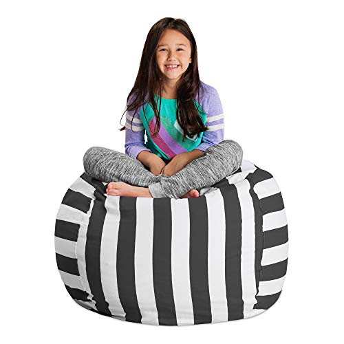 Posh Stuffable Kids Stuffed Animal Storage Bean Bag Chair Cover - Childrens Toy Organizer, Large 38