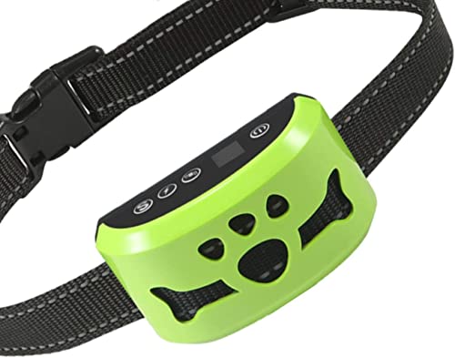 Dog Bark Collar, Rechargeable Anti Barking Collar with 7 Adjustable Sensitivity and Intensity Levels Beep Vibration Harmless Shock Humane No Bark Collar for Small Medium Large Dogs