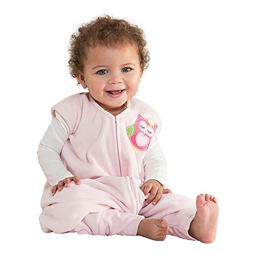 HALO Early Walker Sleepsack Micro Fleece Wearable Blanket, TOG 1.0, Pink, Large