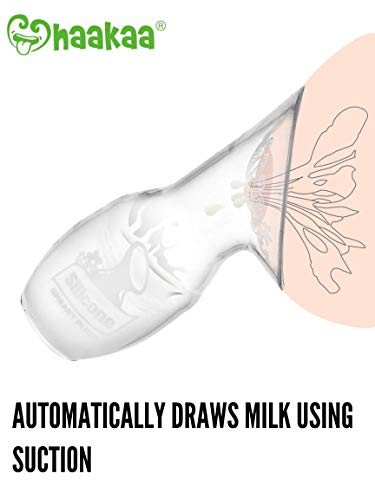 Haakaa Silicone Breastfeeding Manual Breast Pump Milk Pump 100% Food Grade Silicone BPA PVC and Phthalate Free