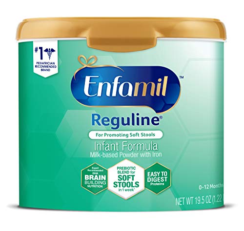 Enfamil Reguline Constipation Baby Formula Milk Powder to Promote Soft Stools, Omega 3, Probiotics, Iron, Immune Support, 20.4 Ounce (Packaging May Vary)