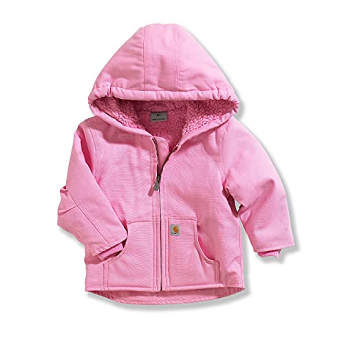 Carhartt girls Redwood Sherpa Lined outerwear jackets, Pink, Medium US