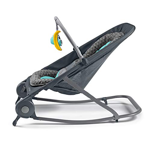Summer 2-in-1 Bouncer & Rocker Duo - Baby Bouncer & Baby Rocker with Soothing Vibrations, Removable Toys & Compact Fold for Storage or Travel - Easy to Clean