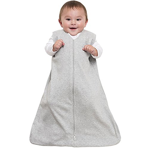 HALO Sleepsack 100% Cotton Wearable Blanket, Heather Grey, Large