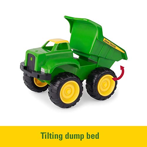 TOMY John Deere 6'' Dump Truck & Toy Tractor With Loader Construction Vehicle Set
