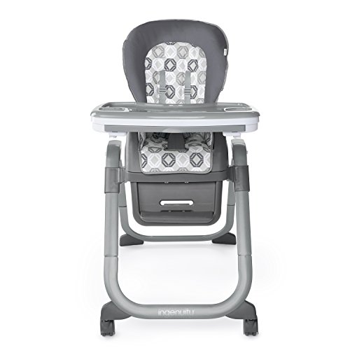 Ingenuity SmartServe 4-in-1 High Chair with Swing Out Tray – Clayton – High Chair, Toddler Chair, & Booster