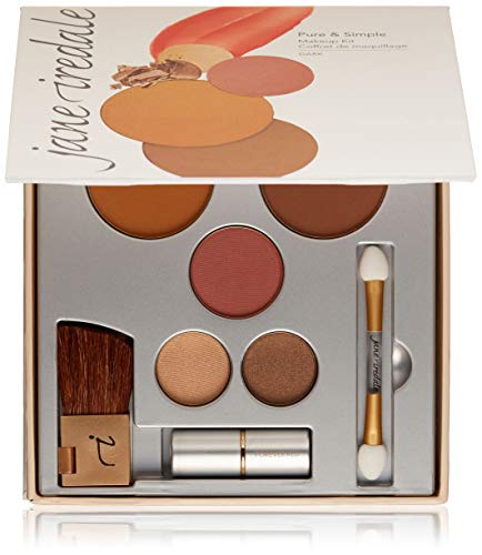 jane iredale Pure & Simple Makeup Kit, Dark, .40 oz., 4 Count (Pack of 1)