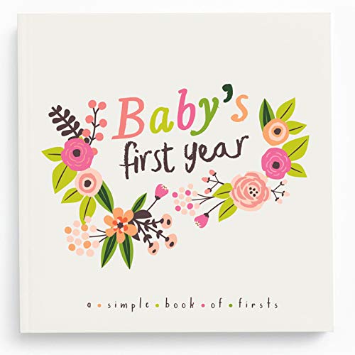 Lucy Darling Little Artist Baby Memory Book - First Year Journal Album To Capture Precious Moments - Milestone Keepsake For Girl - Made In USA