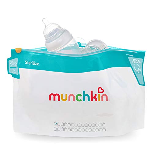 Munchkin® Sterilize™ Microwave Bottle Steam Sterilizer Bags, 30 Uses per Bag, 6 Pack