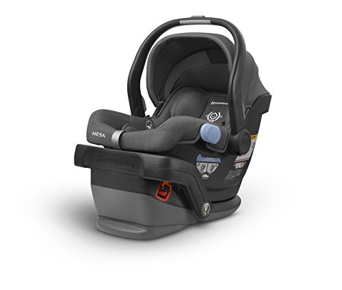 MESA Infant Car Seat - JORDAN (charcoal mélange|merino wool) + MESA Base, 1 Count (Pack of 1)