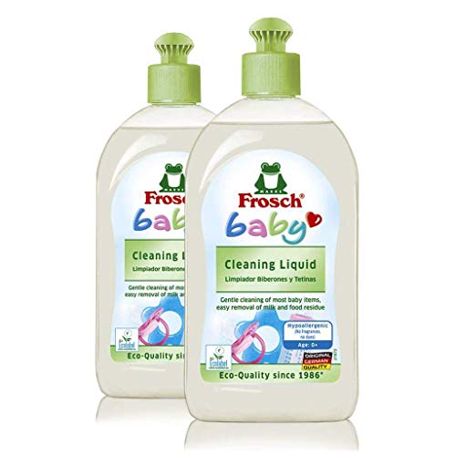 FROSCH Baby Cleaning Liquid, For Toys, Dishes, and More 16.9 oz (pack of 2)