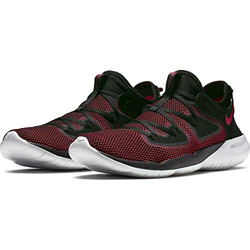 Nike Men's Flex RN 2019 Running Shoe Black/University Red/Pure Platinum Size 14 M US