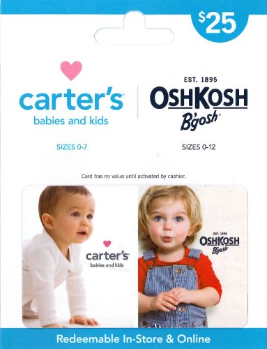 Carter's/OshKosh B’gosh Gift Card $25