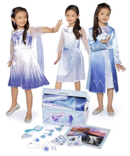 Disney Frozen 2 Elsa's Journey Dress Up Trunk Deluxe 17-Piece [Amazon Exclusive]